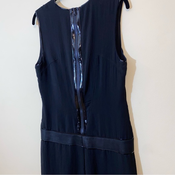 Helmut Lang Calf Fur and Goat Leather Black Dress 6 - Picture 9 of 10